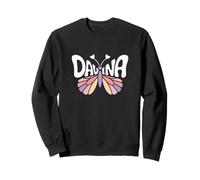 Davina Butterfly - Personalized Cute Name Word Art Sweatshirt