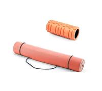 Davina Mccall Yoga Mat & Foam Roller Set Orange