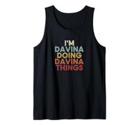 Davina Name Davina Personalized Name First Given Tank Top