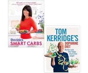 Davina's Smart Carbs By Davina Mccall & [Hardcover] Tom Kerridge's Dopamine Diet By Tom Kerridge Collection 2 Books Set