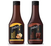 DaVinci Gourmet Chocolate and Toffee Flavour Dessert Sauce and Drizzle Sauce, Restaurant Quality sauce.