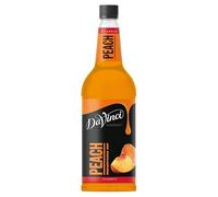 DaVinci Gourmet Classic Peach Single Batch Flavour Syrup, 1 Litre Bottle