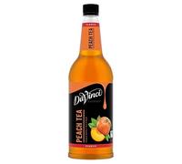 DaVinci Gourmet Classic Peach Single Batch Tea Syrup, 6 × 1 L Bottles