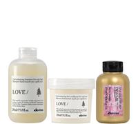 Davines Love Curl Shampoo + Conditioner + Curl Building Serum
