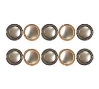 DAVIPGFSU 10PCS 99.2mm Replacement Diaphragm for 2445 2445J 2440J 2441J 16 ohm Pure Aluminium Flat Wire(8ohm)