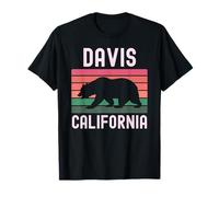 Davis California Republic Bear Retro Norcal Sacramento SF T-Shirt
