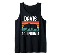 Davis California Republic Bear Retro Norcal Sacramento SF Tank Top