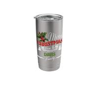 Davis Family Christmas Costume Mistletoe Group Matching Stainless Steel Insulated Tumbler