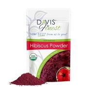Davis Finest - Hibiscus Powder, 250g, Hair & Skin Care Treatment | Rosa Sinensis, Promote Hair Growth, Deep Conditioner, Hair Shine, Anti-Aging Face Mask, Skin Tightening, Smooth Skin, Natural