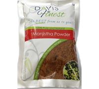 Davis Finest Manjistha Powder for Hair & Skin, Rubia Cordifolia Natural Red Hair Dye Colour Conditioner - Anti Ageing, Tightening, Rejuvenating