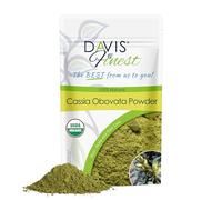 Davis Finest Organic Cassia Obovata Powder 100g, Neutral Henna Natural Hair Strengthening, Hair Mask, Blonde Hair Dye, Shine Conditioner