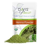 Davis Finest Organic Henna Hair Dye 250g, Natural Hair Colour, PPD-free Hair Dye, No Chemicals, Vegan