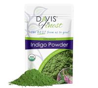 Davis Finest Organic Indigo Powder Black Henna Hair Dye 100g, Natural Hair Colour Beard Dye