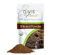 Davis Finest - Shikakai Powder 250g, SLS-free Hair Clarifying Shampoo for Growth, Hair Loss, Breakage, Frizz & Dandruff, Deep Conditioner, Natural Body Wash, Chemical Free, Vegan, Organic
