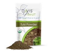 Davis Finest - Tulsi Holy Basil Powder, Ocimum Sanctum 250g, Hair & Skin | Hair Growth Mask, Itchy Scalp, Dandruff, Anti-Fungal Mask for Acne, Antiaging, Blemishes & Blackheads, Chemical Free, Organic