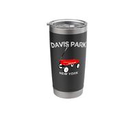 Davis Park Fire Island New York Beach Ferry red Wagon Stainless Steel Insulated Tumbler