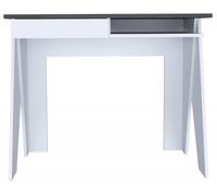 Davis White and Grey 1 Drawer Desk