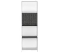 Davis White and Grey Bookcase