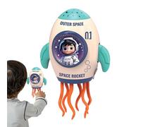 Davivian Dancing Toy - Animated Rocket Toys | Music Lighted Projector Doll for Party Indoor Holiday Family Festival Table Home Event Girl Boy Kids Aged 3+