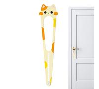 Davivian Pet Door Latch | Interior Door Stopper,15 Sizes Adjustable, Anti-Pinch Interior No Drill Cat Latch for Pet Containment Bedroom Closet Rental Property Pantry Nursery Toilet