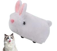 Davivian Pet Toys for Cats,Rechargeable Sounding Game,Auto Obstacle Avoidance Electronic Bunny Toys for Kids - for Kitten Puppy Medium Large Breed