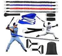 Davllin Core & Hip Belt Resistance Band for Baseball & Softball Training | Baseball Batting & Hitting Trainer | Complete Resistance Training Aid for Arm Strength & Swing Flexibility
