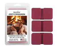 DaVoice USA Made Christmas Wax Melts Strong Scented Soy Wax Cubes for Warmers | Holiday Scents: Cinnamon Wax Melts Strong, Cinnamon Spice Wax Melts | Long Lasting Winter Wax Melts (Cozy Cinnamon)