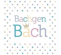Davora Welsh Language Birth Baby Boy Card, 'Bachgen Bach', 15 x 15 cm, Blank Inside