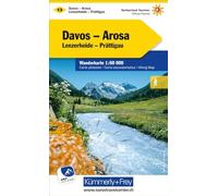 Davos Arosa Hiking Map: 13 (Hiking maps of Switzerland)