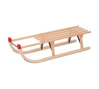 Davos Sled 90 cm Made of Beech Wood Wooden Sled