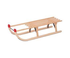 Davos Sled 90 cm Made of Beech Wood Wooden Sled