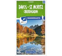 Davos / St. Moritz / Oberengadin: 36 (Hiking maps of Switzerland)