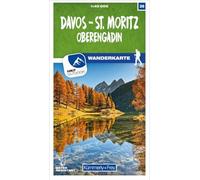 Davos / St. Moritz / Oberengadin: 36 (Hiking maps of Switzerland)