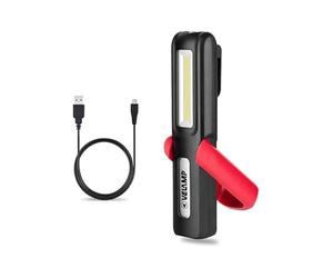 Davy: COB 3W Rechargeable worklight + 3W high Power Flashlight. Multifunction.