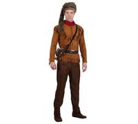 Davy Crockett Fancy Dress Costume for Men Small