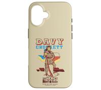 Davy Crockett Texas Alamo Cowboy Vintage Souvenir Case for iPhone 16