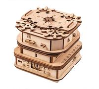 Davy Jones' Locker Puzzle Box - High Difficulty Brain Teaser, Mechanical Puzzle for Adults, Challenge Mind & Patience, Medieval Maze Lockbox Collector's Gift