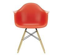 DAW chair - maple base - Charles & Ray Eames Rouge coquelicot one size