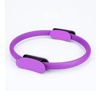 DAW-LINK Pilates Ring 14 Inch for Full-Body Workouts - Lightweight Magic Circle for Home Pilates, Toning & Strength Training - Durable Dual-Grip Exercise Ring for Thighs, Arms & Core - Purple