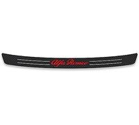 DAWAA 1 Pcs Carbon Fiber Car Boot Sill Protector for Alfa Romeo Stelvio Giulia Giulietta MiTo,Rear Bumper Stickers,Carbon Fiber Door Sill Scuff Plate Paint Protection.