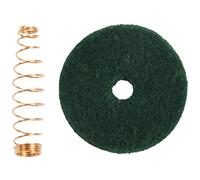 Dawafit 90Pcs Copper Golden Springs Repair Part & 90Pcs Piano Keyboard Washer Piano Felt Punchings