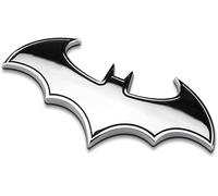 DAWANGHAIJUN 3D Emblem Badge Decal Logo for Ford Transit Custom 2012-2022 2023 2024, Stainless Steel Bat Man Car Emblem Decal Car Emblem Decal Badge Chrome Metal Badge Sticker,B