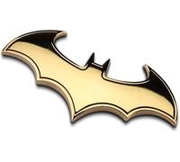 DAWANGHAIJUN 3D Emblem Badge Decal Logo for Jeep Cherokee Grand Cherokee 2003-2021 2022 2023 2024, Stainless Steel Bat Man Car Emblem Decal Car Emblem Decal Badge Chrome Metal Badge Sticker,A