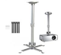 DAWASAPAT Universal 2-in-1 Projector Mount Bracket with Extension Pole, 7.87" - 15.74" Height Adjustable Holder for Projectors