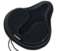 DAWAY C6M Memory Foam Bike Seat Cover - Extra Soft Pad Most Comfortable Big Exercise Bicycle Saddle Cushion for Women Men, Fit for Stationary, Indoor Bikes, Mountain, Road Bycicle