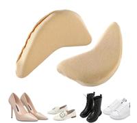 DAWCBVJQ 20PCS Toe Inserts for Shoes Too Big 6.5x3.5cm Sponge Shoe Filler Inserts for Loose Shoes, Breathable Soft Shoe Filler Pads, Unisex Big Toe Plug Foot Brace Forefoot Pad Fit Reusable Cushion