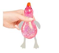 DAWCBVJQ 2PCS Glitter Duck Squishys 17x5.6x4.2cm Rubber Stretchy Duck Squeeze Toys, Cute Ducks Squishys Sugar Stress Ball, Fidget Stress Reliever Toy, Cute Antistress Ball For Office School Travel