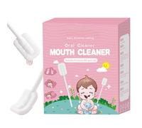 DAWCBVJQ 30 Piece Baby Oral Cleaner, Baby Gauze Cleaner, Babies Tongue Cleaners Ne-wborn, Soft Oral Cleaning Stick, Soft Gauze Babies Toohthbrush Mouth Cleaning Stick, Ba-by Mouth Clean Sticks