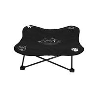 DAWCBVJQ 70 x 70 x 21 cm Pet Lounger Dog Bed Raised Dog Bed Foldable Dog Lounger Outdoor Dog Mats Portable Cooling Cat Bed with Foldable Non-Slip Frame