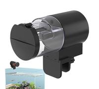 DAWCBVJQ Automatic Fish Feeder - with Timer 100ml Smart | Timed Fish Feeder Automatic Dispenser | for Turtle Betta Shrimp Small Tank Home Apartment Office Travel Vacation